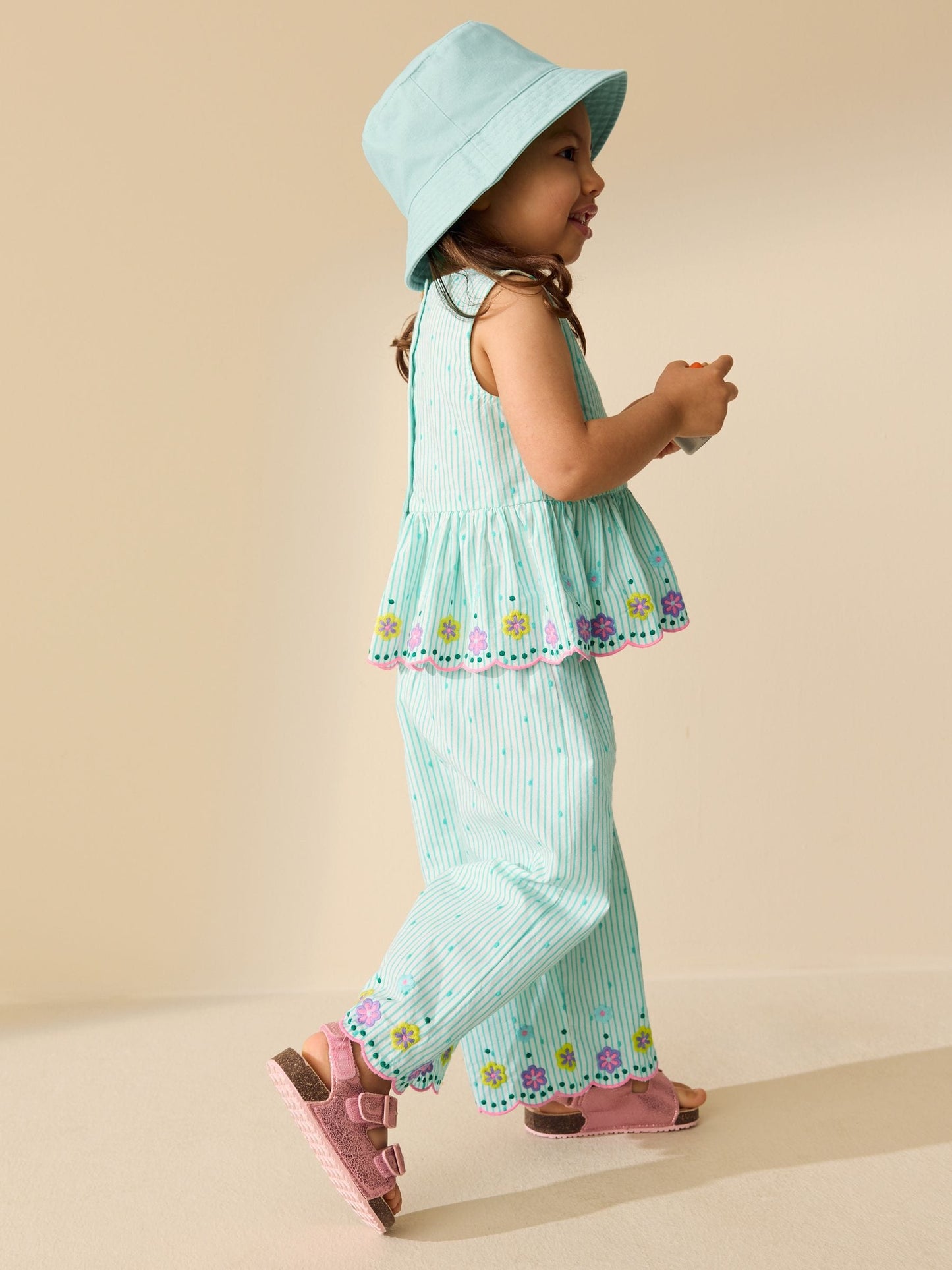 Mint Green Sleeveless Blouse & Trouser Set (3mths-7yrs) image 7