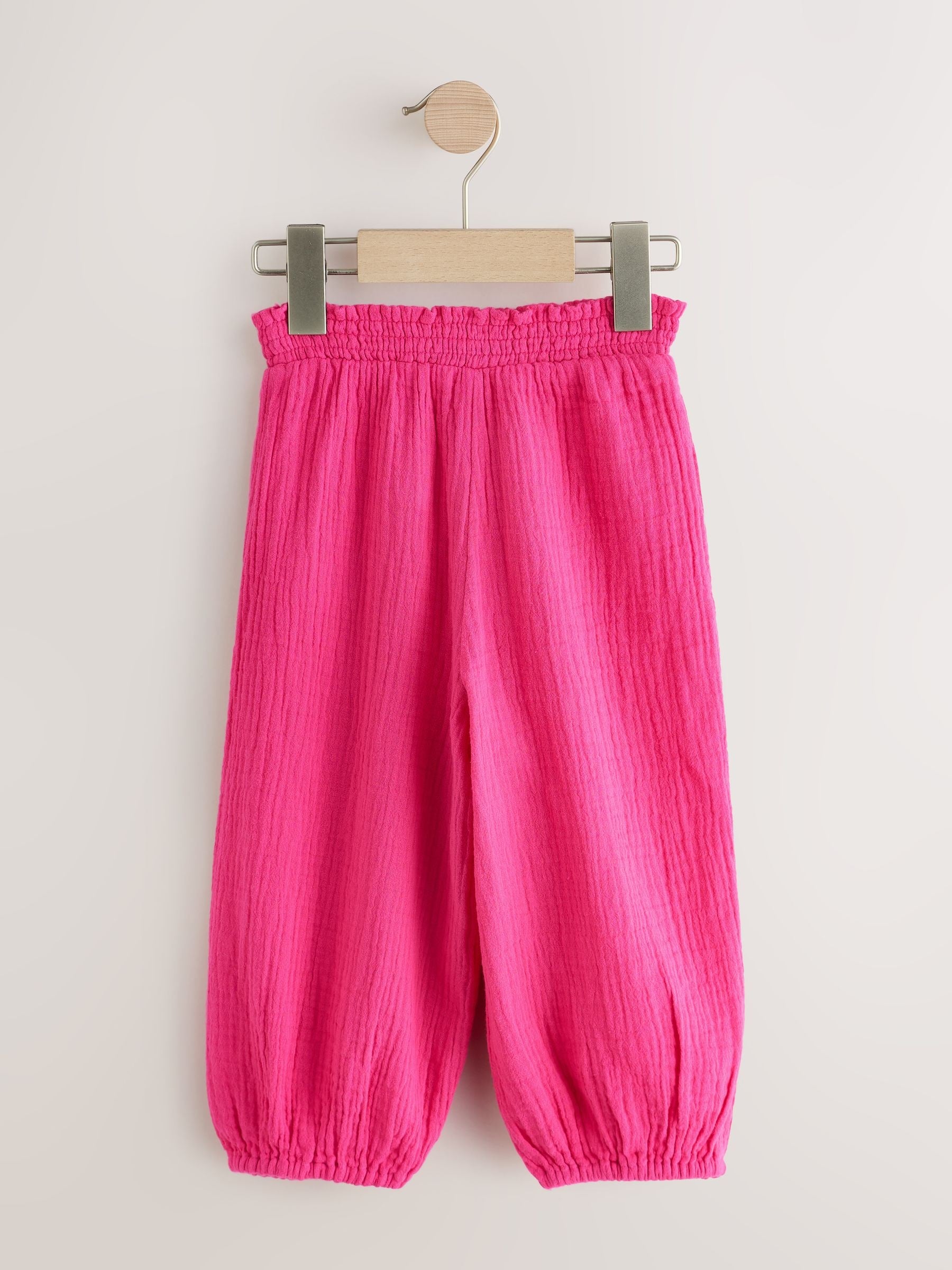 Bright Pink Pull On Trousers (3mths-7yrs) image 6