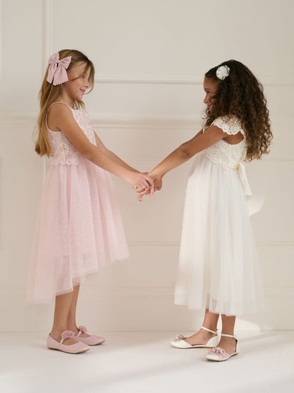 Monsoon Natural Estella Lace Bodice Dress image 4