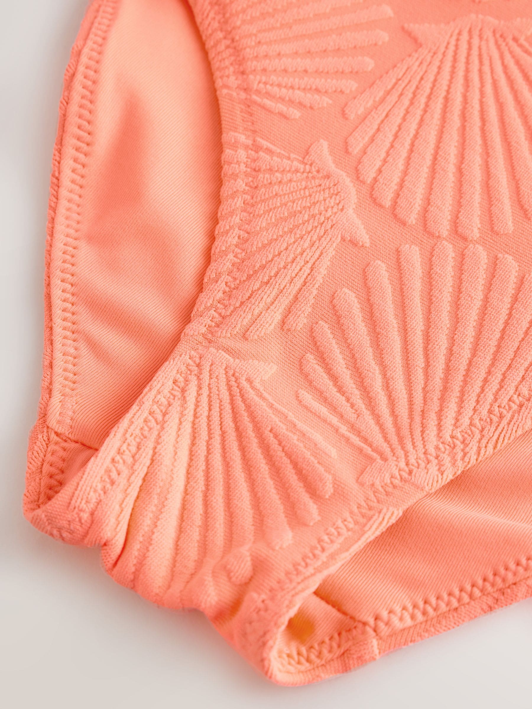Orange Shell Crinkle Swimsuit (3-16yrs) image 7