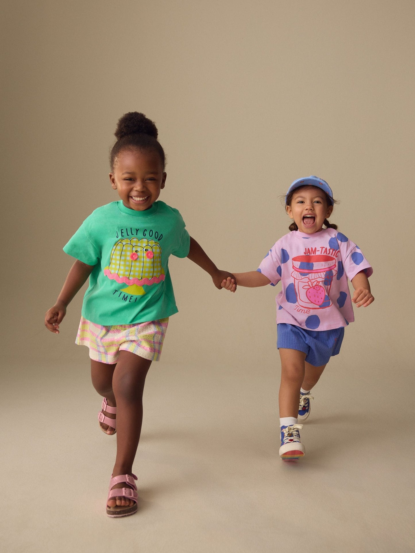 Green/Pink Top & Shorts Set 2 Pack (3mths-7yrs) image 1