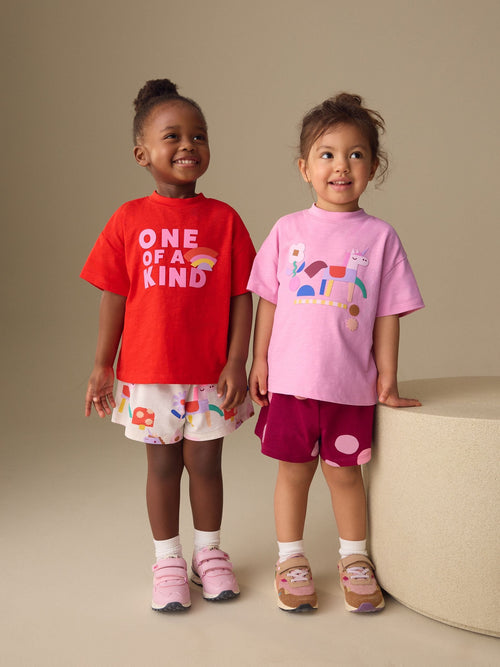 Dsiney Kidz - Unicorn Top & Shorts Set 2 Pack (3mths-7yrs) image 1