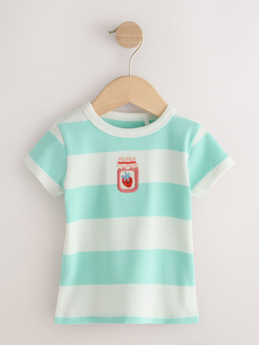 Dsiney Kidz - Bright Fruit Short Sleeve T-Shirts 5 Pack (3mths-7yrs) image 2