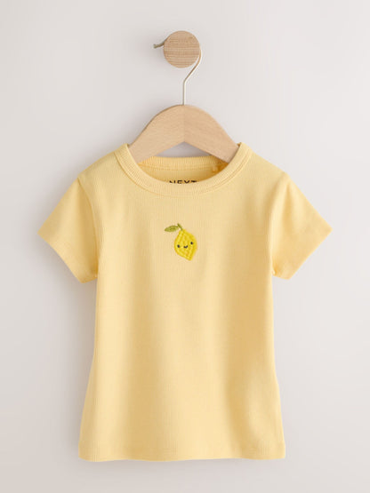 Dsiney Kidz - Bright Fruit Short Sleeve T-Shirts 5 Pack (3mths-7yrs) image 4