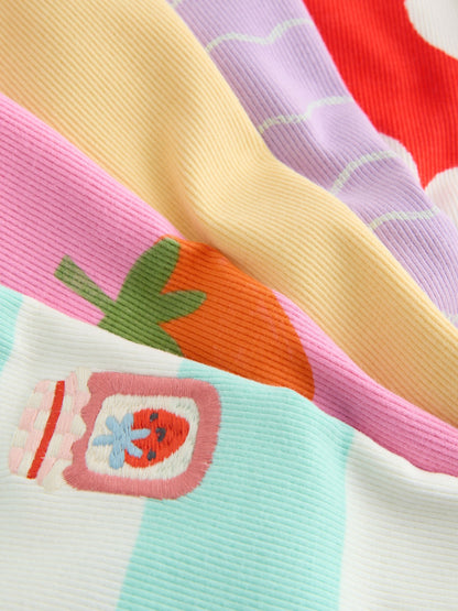Dsiney Kidz - Bright Fruit Short Sleeve T-Shirts 5 Pack (3mths-7yrs) image 8