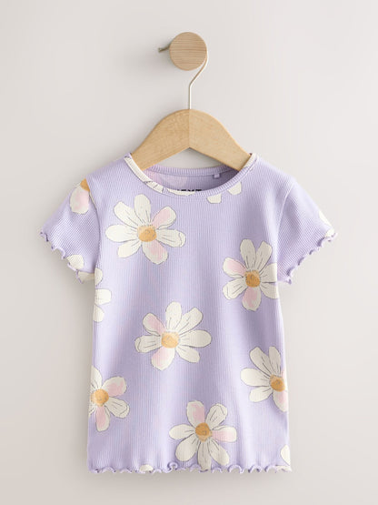 Dsiney Kidz - Neutral Short Sleeve T-Shirts 5 Pack (3mths-7yrs) image 4