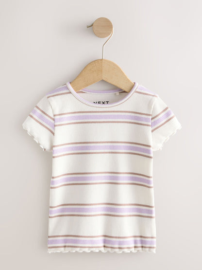 Dsiney Kidz - Neutral Short Sleeve T-Shirts 5 Pack (3mths-7yrs) image 6