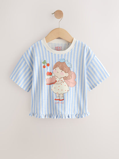 Dsiney Kidz - Patchwork Strawberry T-Shirts 4 Pack (3mths-7yrs) image 2