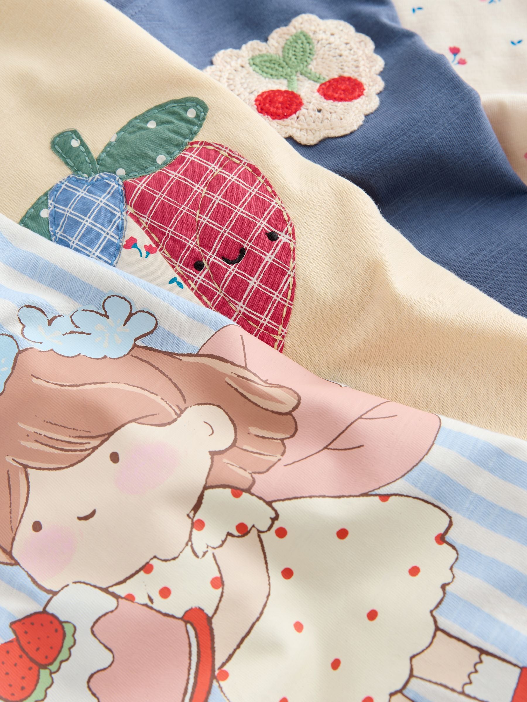 Dsiney Kidz - Patchwork Strawberry T-Shirts 4 Pack (3mths-7yrs) image 7