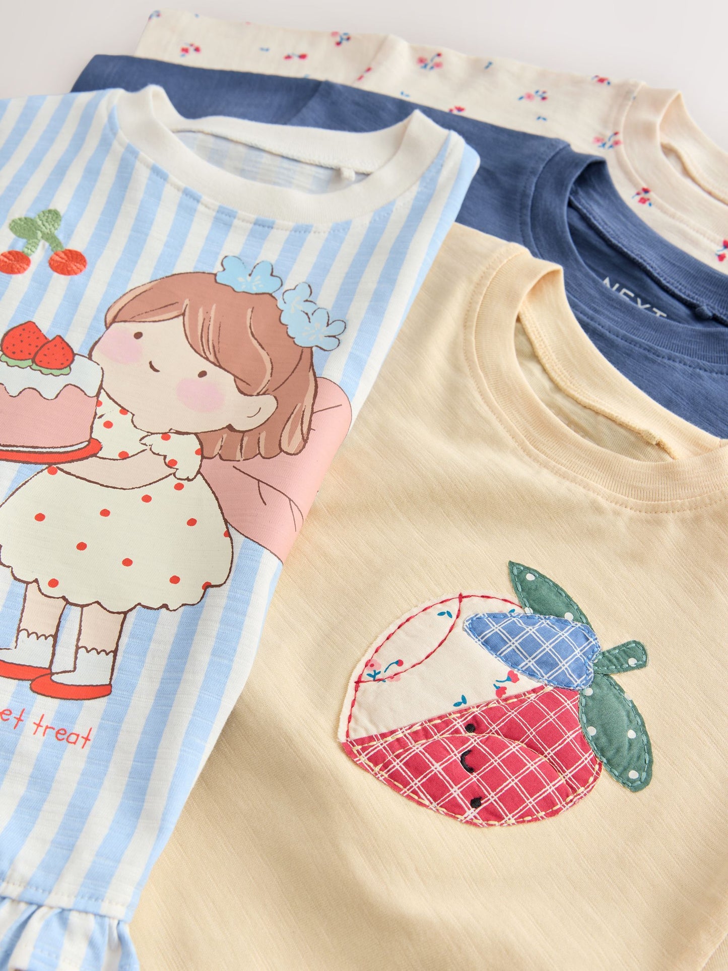 Dsiney Kidz - Patchwork Strawberry T-Shirts 4 Pack (3mths-7yrs) image 8