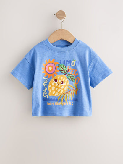 Orange/Purple T-Shirts 4 Pack (3mths-7yrs) image 3