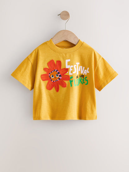Orange/Purple T-Shirts 4 Pack (3mths-7yrs) image 4