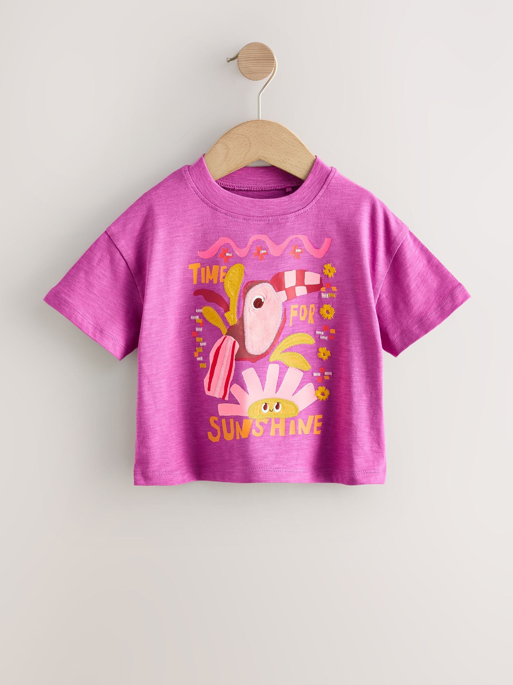 Orange/Purple T-Shirts 4 Pack (3mths-7yrs) image 6