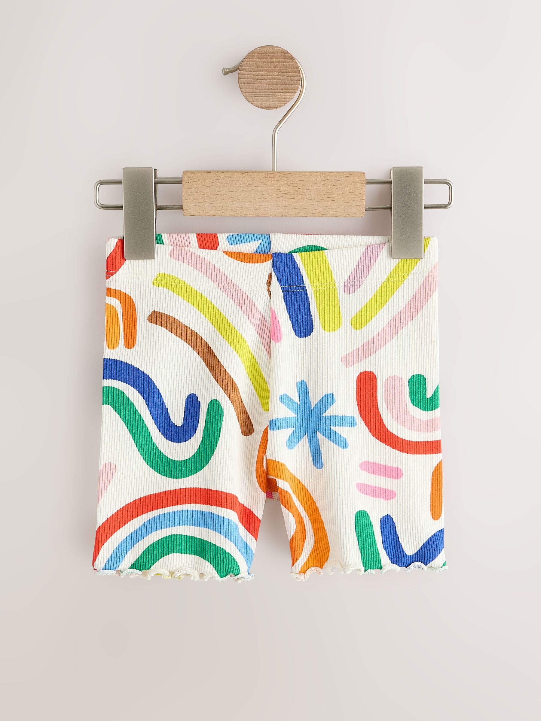 Rainbow Cycle Shorts 5 Pack (3mths-7yrs) image 6