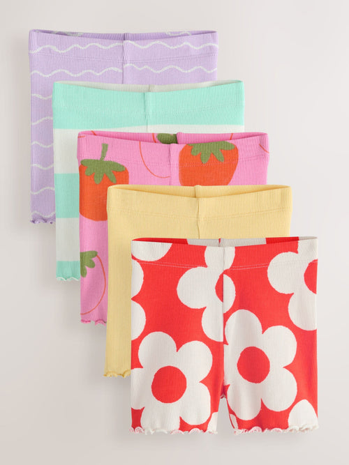 Bright Fruit Cycle Shorts 5 Pack (3mths-7yrs) image 1