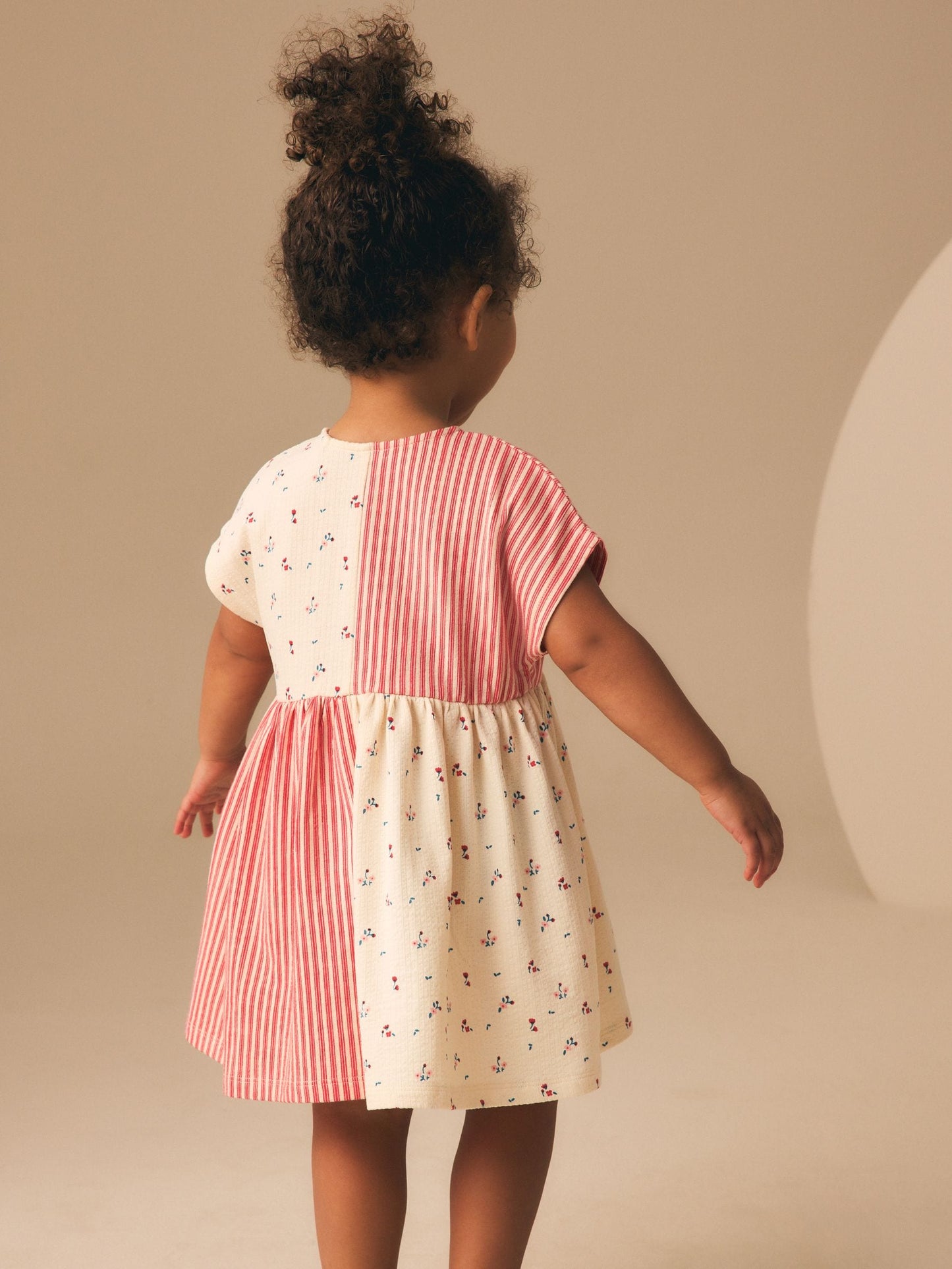 Patchwork Strawberry Jersey Dress (3mths-7yrs) image 3