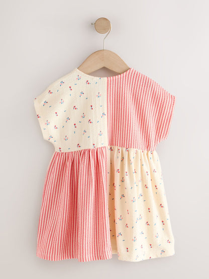 Patchwork Strawberry Jersey Dress (3mths-7yrs) image 7