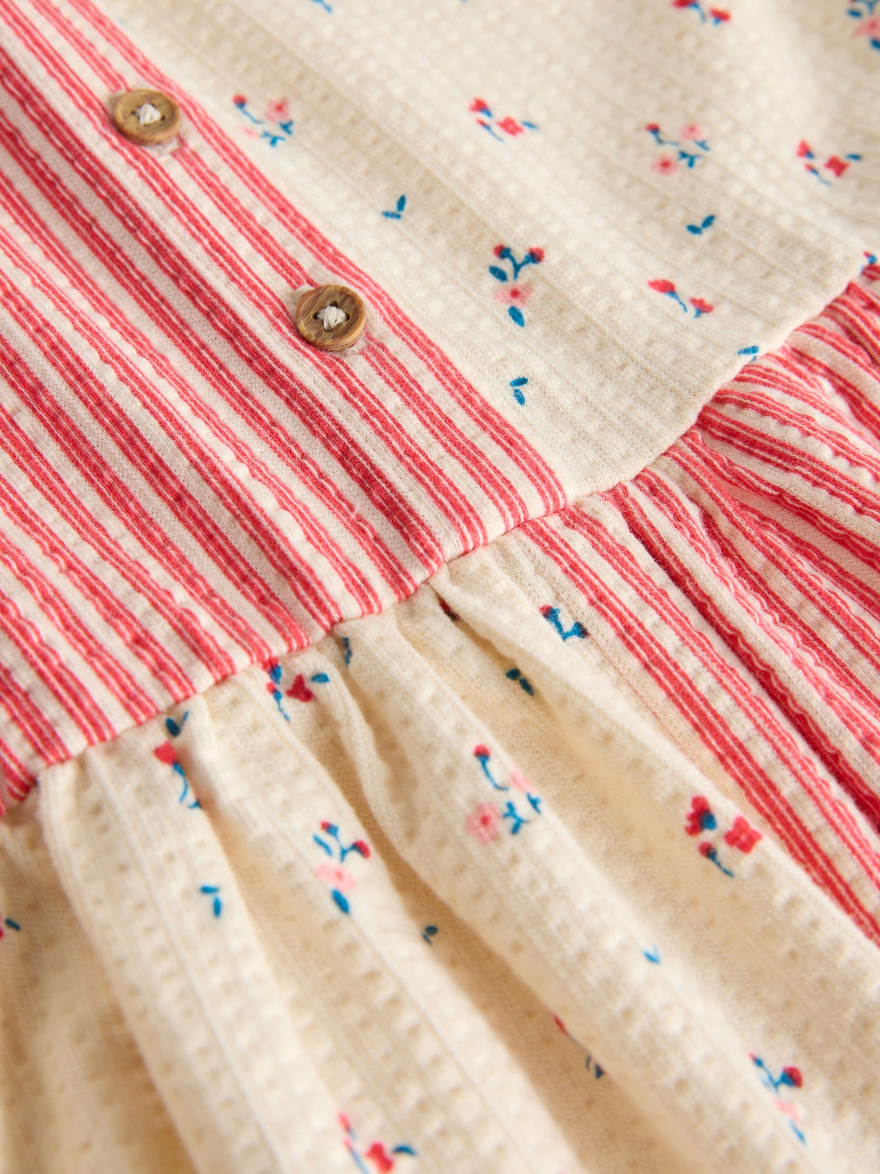 Patchwork Strawberry Jersey Dress (3mths-7yrs) image 9
