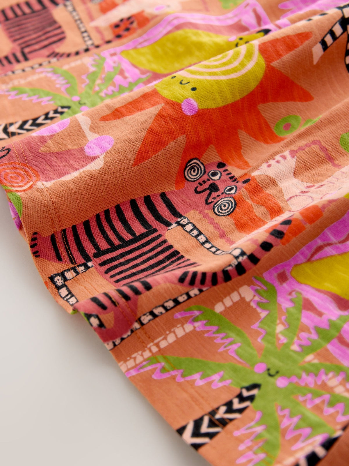 Dsiney Kidz - Orange Zebra Jersey Dress (3mths-7yrs) image 8