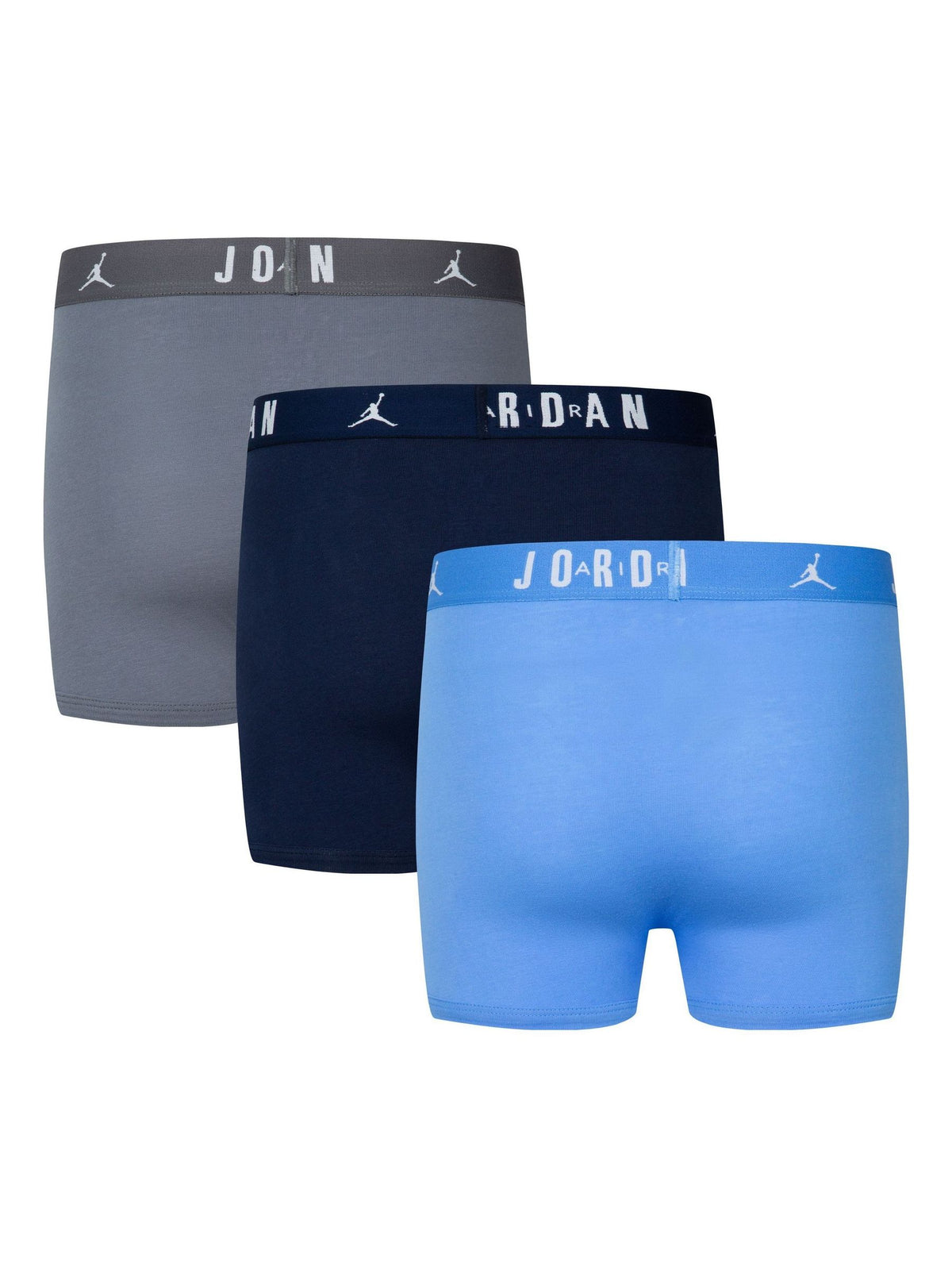 Dsiney Kidz - Jordan University Blue Flight Cotton Core Drifit Boxer Briefs 3 Pack image 2