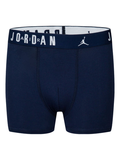 Dsiney Kidz - Jordan University Blue Flight Cotton Core Drifit Boxer Briefs 3 Pack image 3