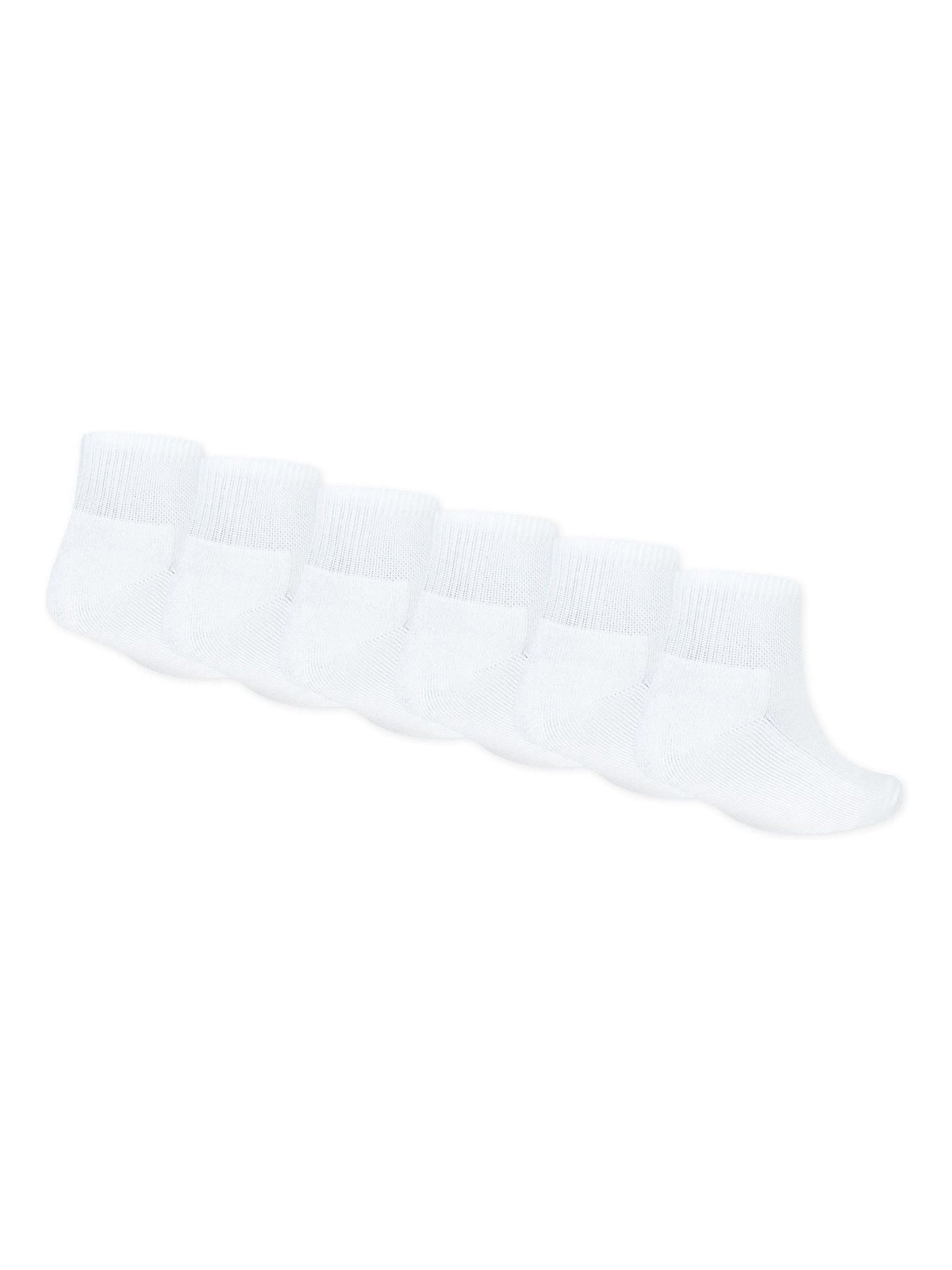 Jordan White Everyday Essentials Ankle Socks 6 Pack - image 2