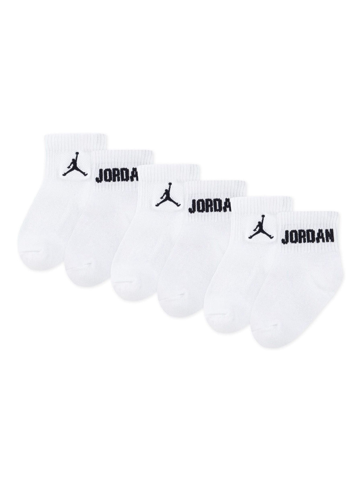 Jordan White Everyday Essential Socks 6 Pack - image 1
