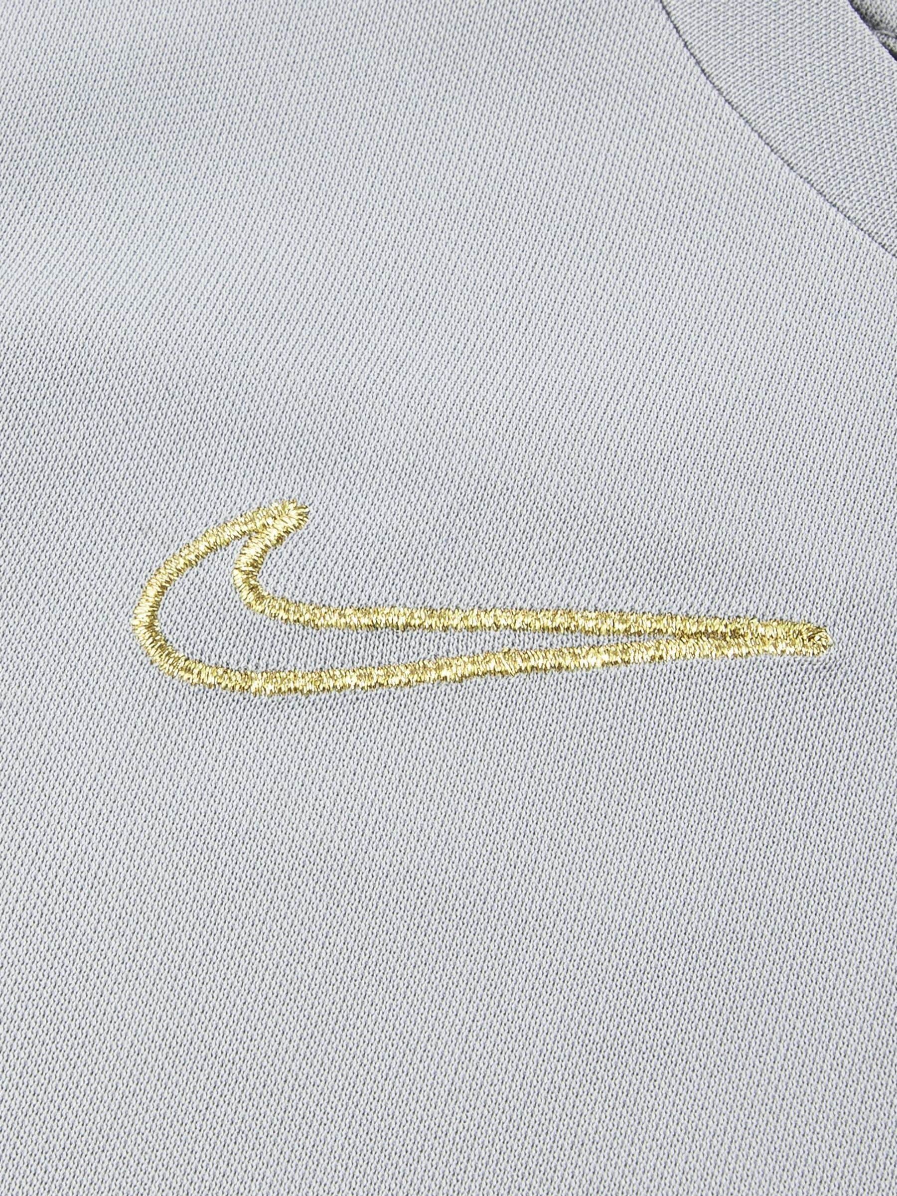 Nike Light Smoke Grey Dri-FIT Academy T-Shirt and Shorts Set image 3