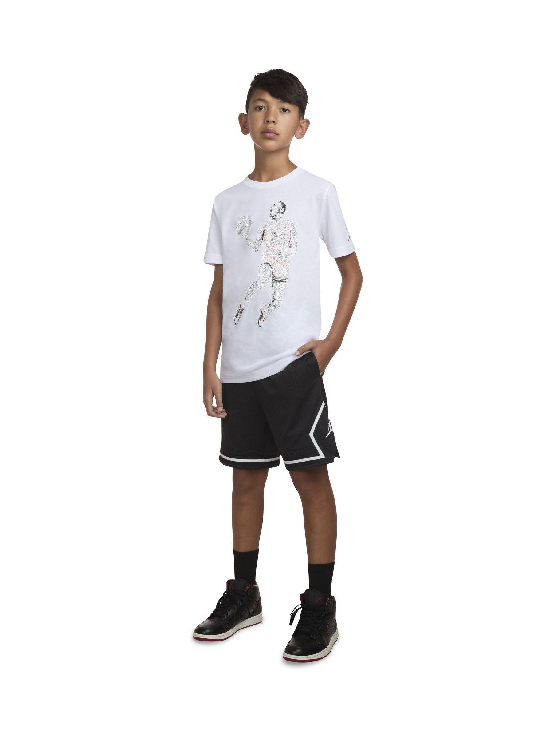 Dsiney Kidz - Jordan Black Sport Big Dri-Fit Diamond Shorts image 3