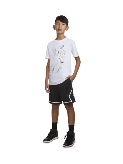 Dsiney Kidz - Jordan Black Sport Big Dri-Fit Diamond Shorts image 3