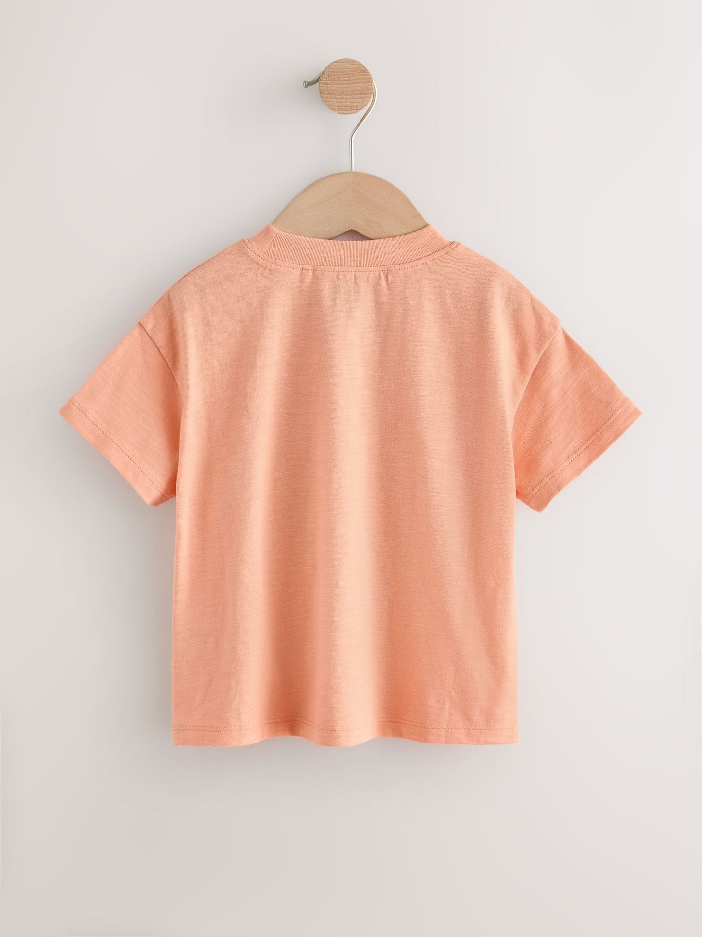 Orange Peach Short Sleeve Applique Flower T-Shirt (3mths-7yrs) image 5