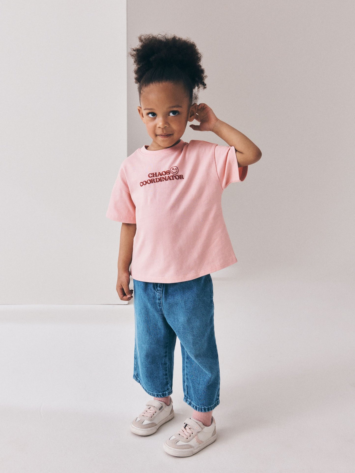 Dsiney Kidz - Pink Smile Slogan T-Shirt (3mths-7yrs) image 2