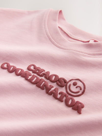 Dsiney Kidz - Pink Smile Slogan T-Shirt (3mths-7yrs) image 7