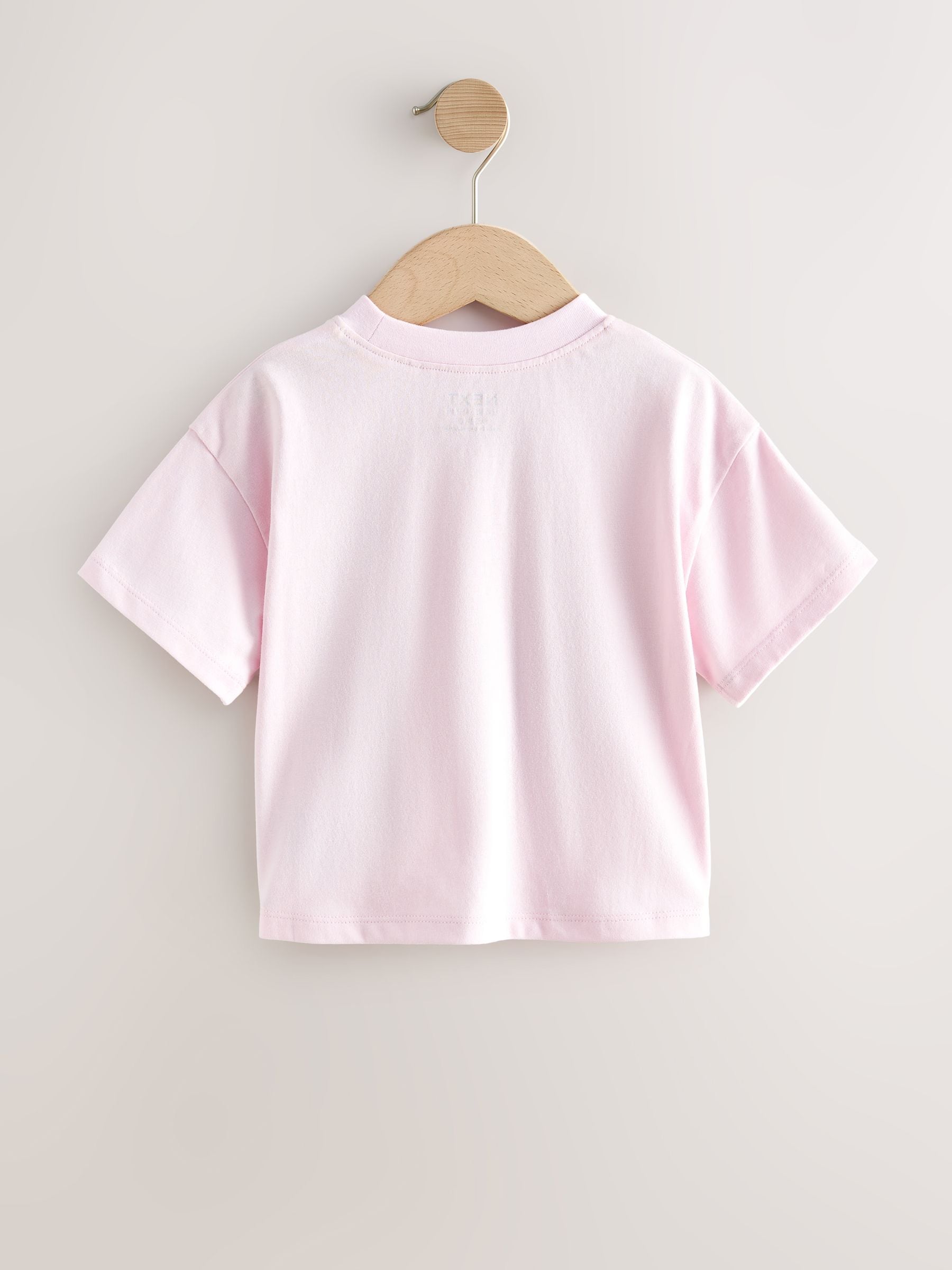 Pink Bunny Short Sleeve T-Shirt (3mths-7yrs) image 2