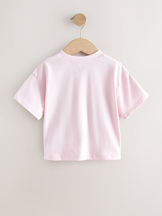 Pink Bunny Short Sleeve T-Shirt (3mths-7yrs) image 2