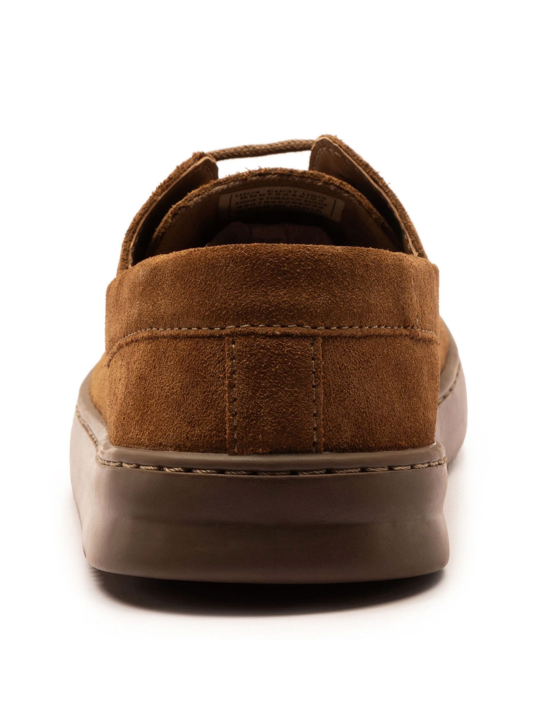 Off The Hook Brown Eddie Suede Leather Lace-Up Casual Boat Shoes image 5