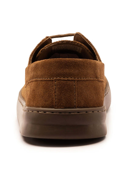 Off The Hook Brown Eddie Suede Leather Lace-Up Casual Boat Shoes image 5