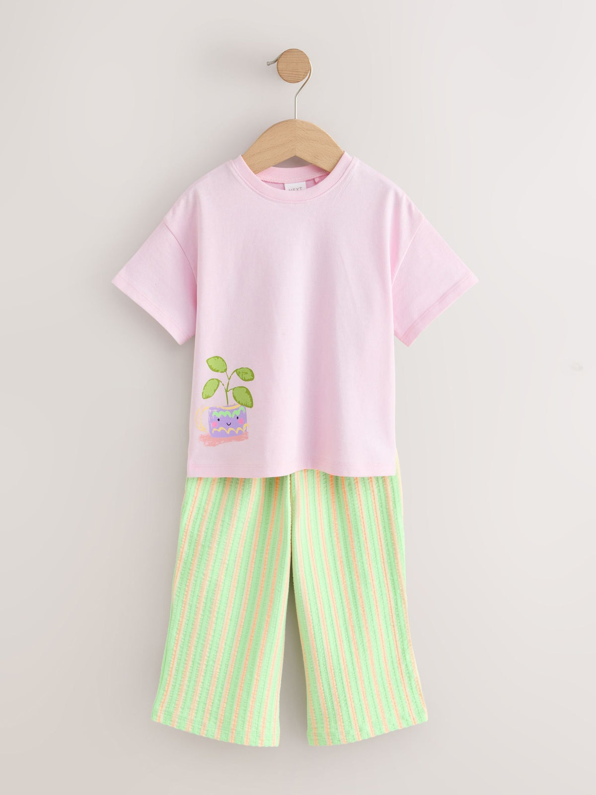 Dsiney Kidz - Pink Plants Character Top & Joggers Set (3mths-7yrs) image 4