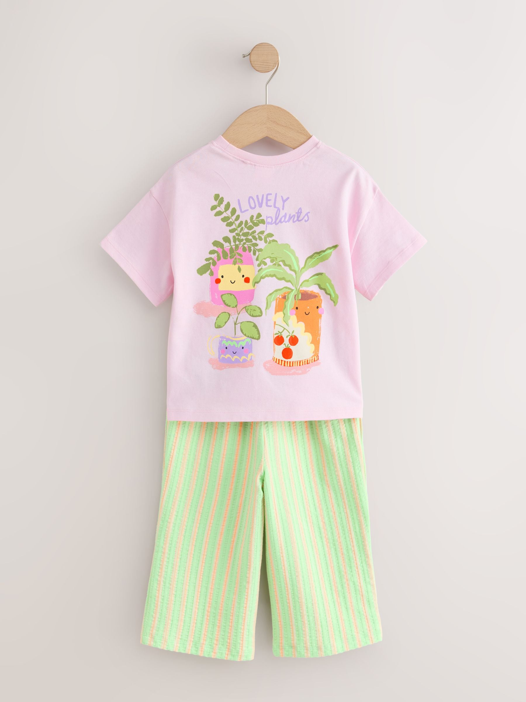 Dsiney Kidz - Pink Plants Character Top & Joggers Set (3mths-7yrs) image 6