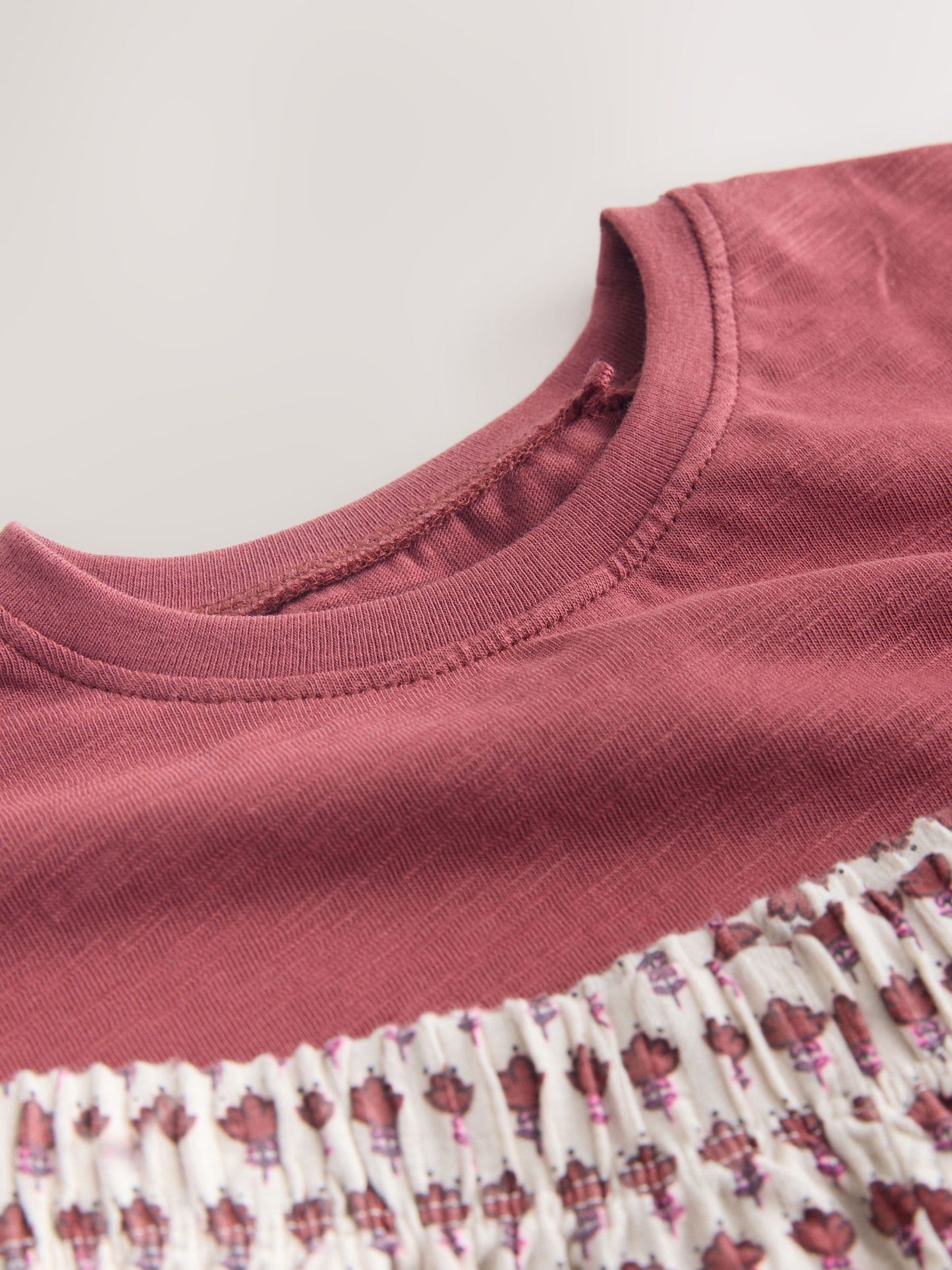 Dsiney Kidz - Red/Brown Flower Wide Leg Trousers Set (3mths-7yrs) image 9