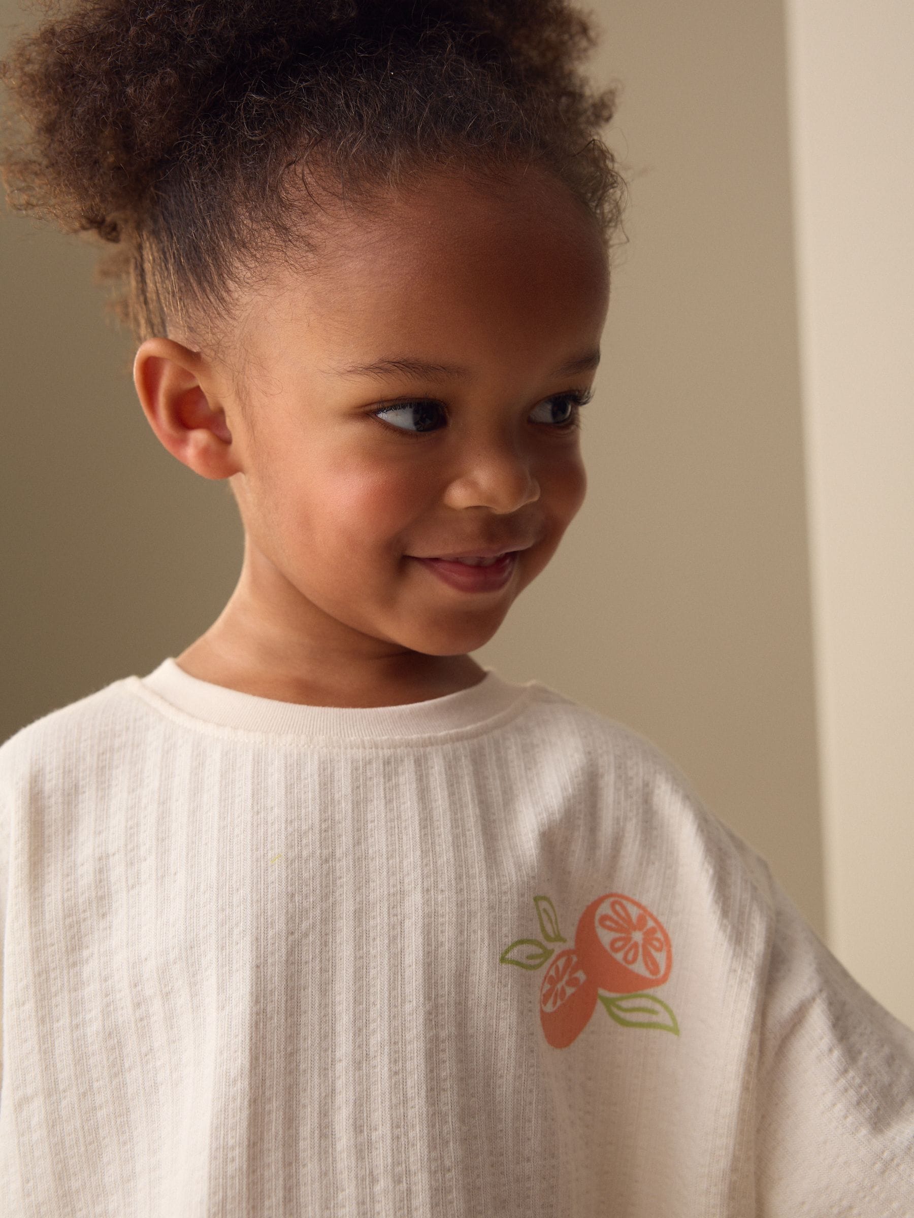 White Rainbow Short Sleeve Top and Flare Set (3mths-7yrs) image 3
