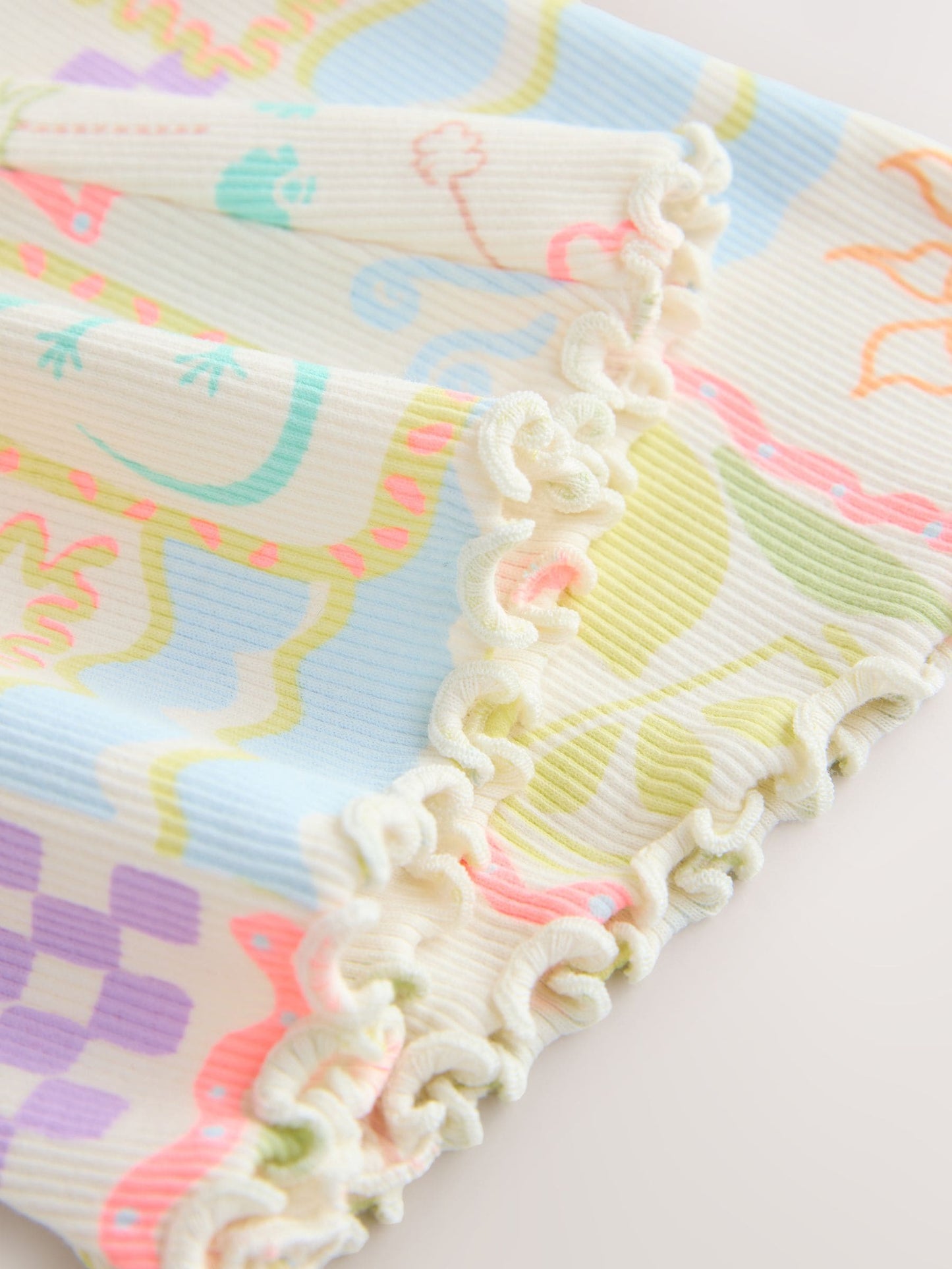 White Rainbow Short Sleeve Top and Flare Set (3mths-7yrs) image 7