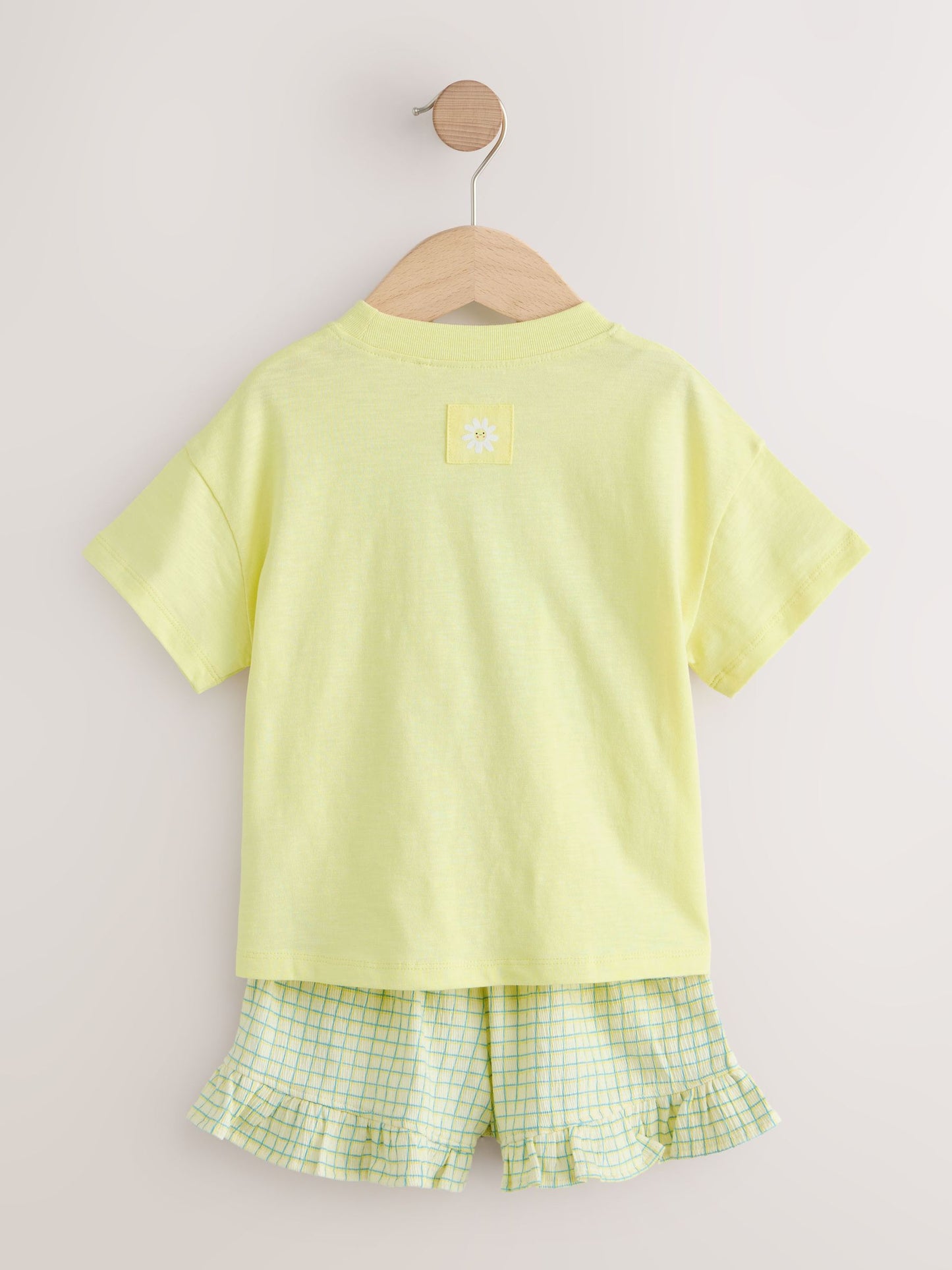 Dsiney Kidz - Lime Green Flower Short Sleeve T-Shirt and Shorts Set (3mths-7yrs) image 8