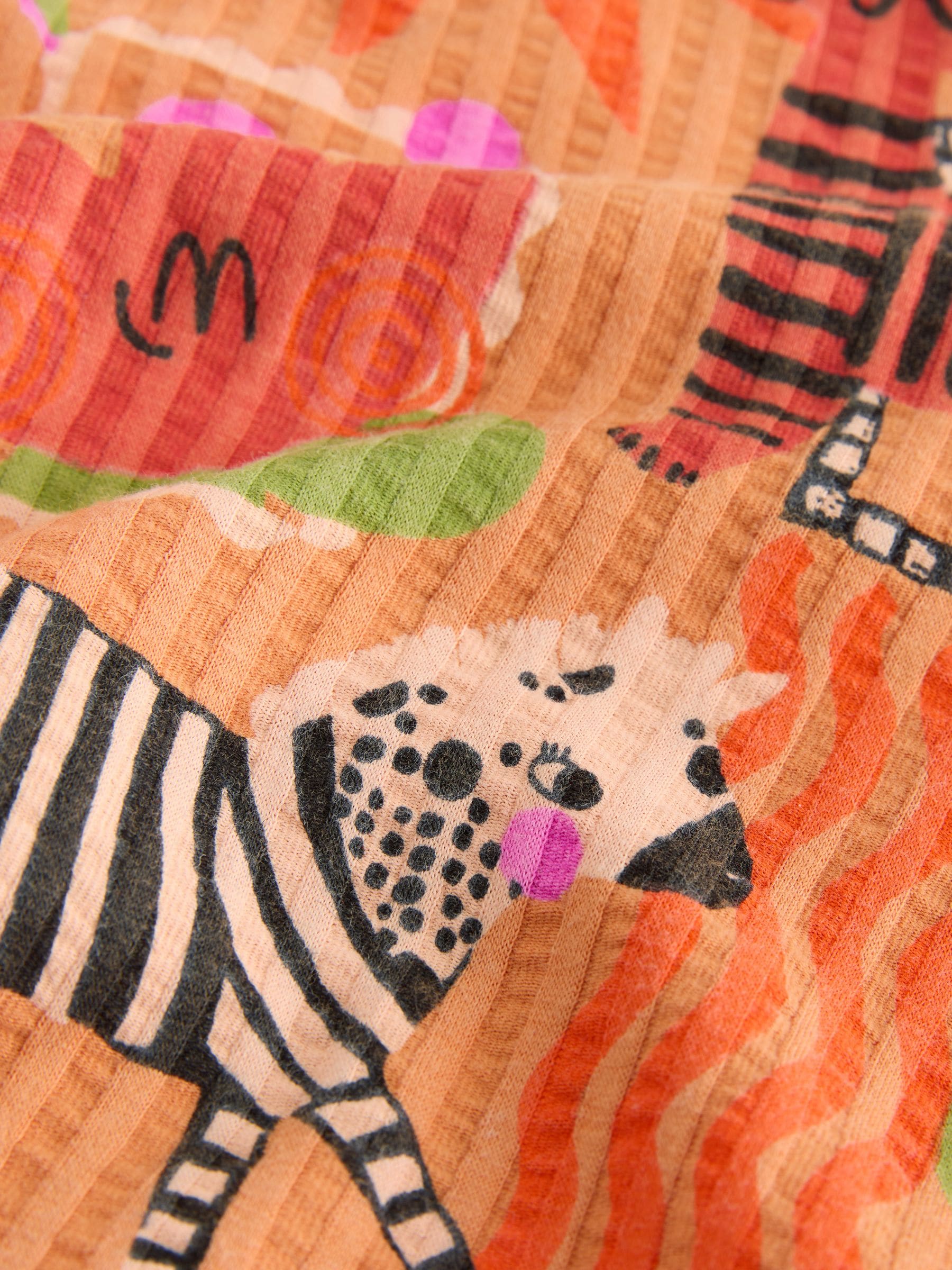 Orange Safari Wide Leg Trousers (3mths-7yrs) image 6