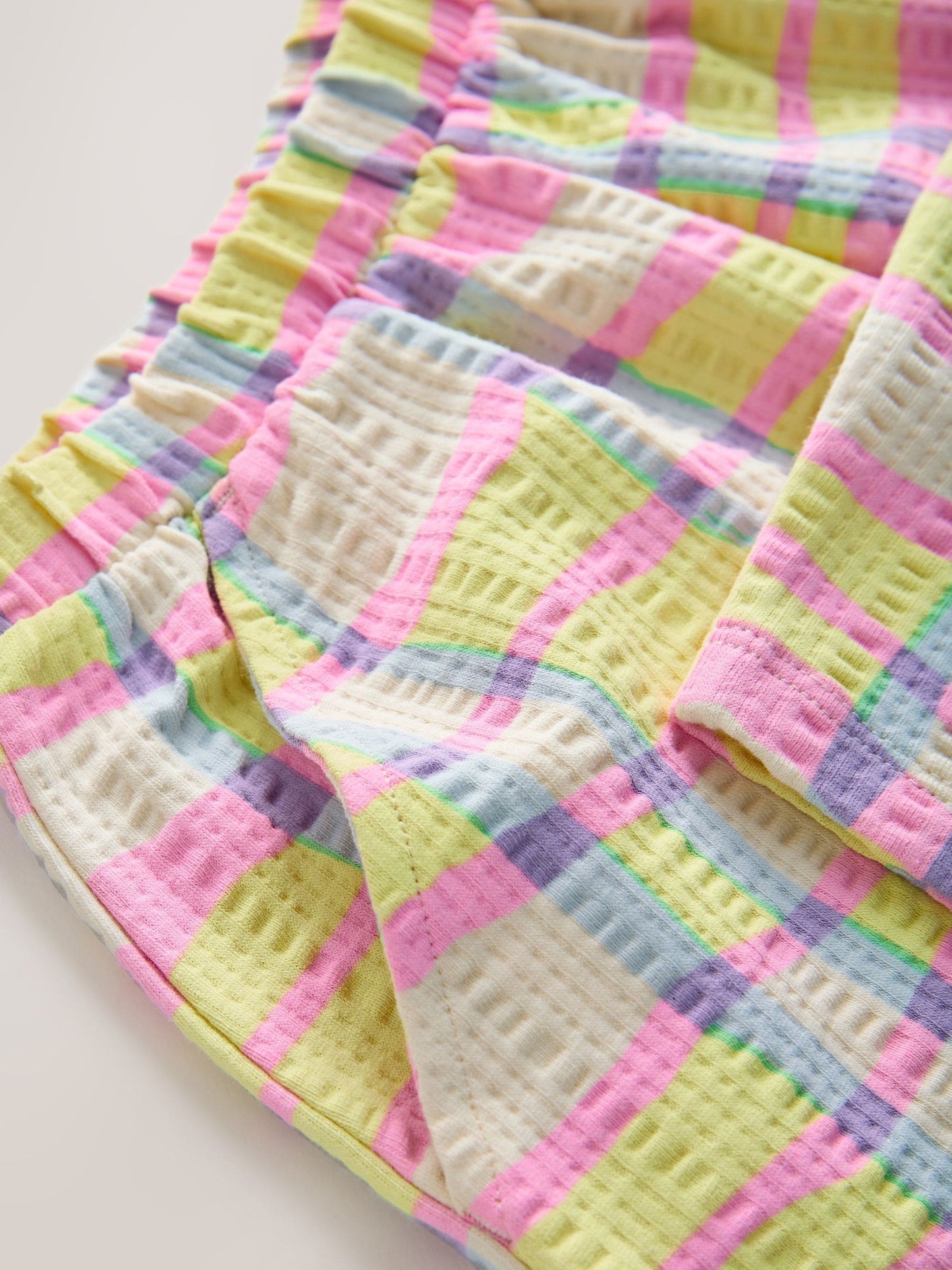 Pink/Yellow Check Barrel Leg Trousers (3mths-7yrs) image 8