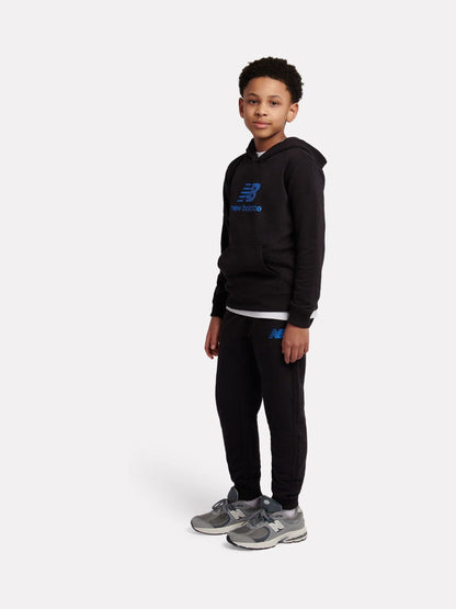 Dsiney Kidz - New Balance Black Stacked Logo Hoodie and Joggers Set image 2