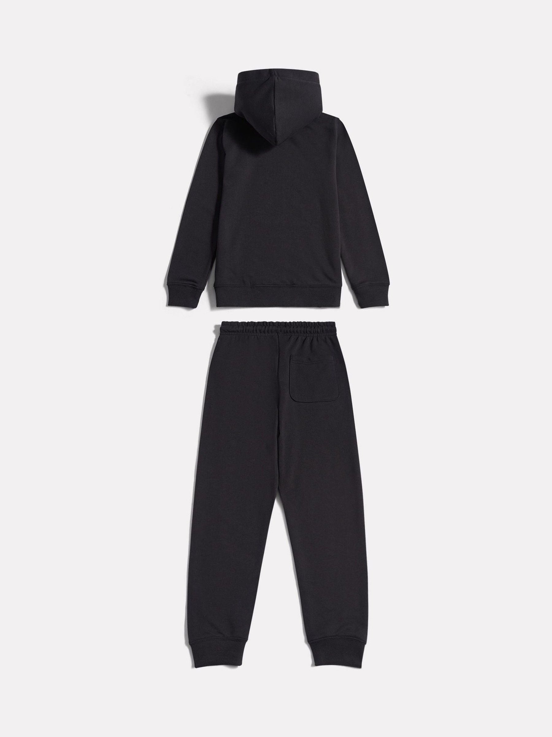 Dsiney Kidz - New Balance Black Stacked Logo Hoodie and Joggers Set image 7