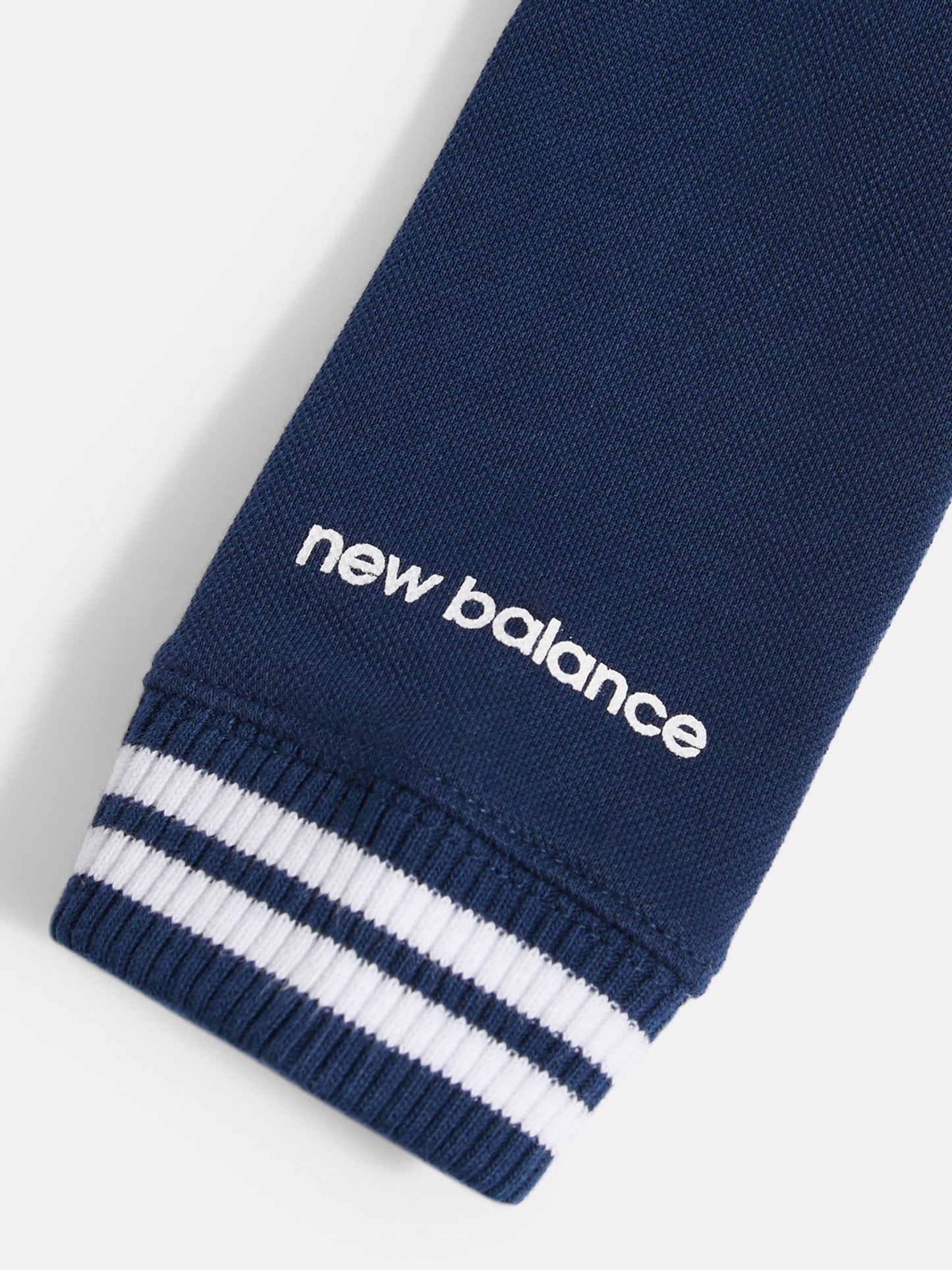 New Balance Blue Double Knit Full Zip Funnel Top + Joggers Set image 6