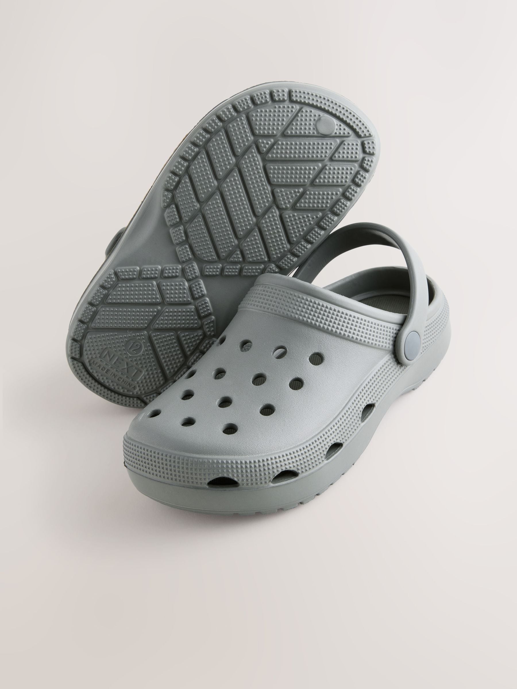 Grey Comfort Clogs image 4