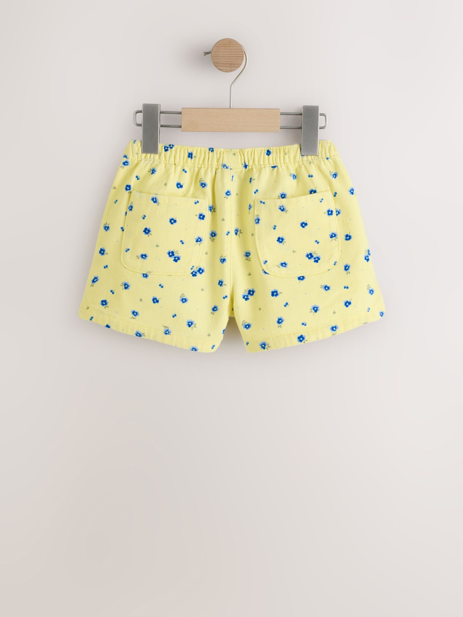 Dsiney Kidz - Yellow/Blue Ditsy Floral Pull On Shorts (3mths-7yrs) image 6